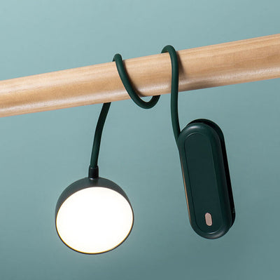 Modern Minimalist Rectangular ABS Foldable Eye Protection USB LED Table Lamp