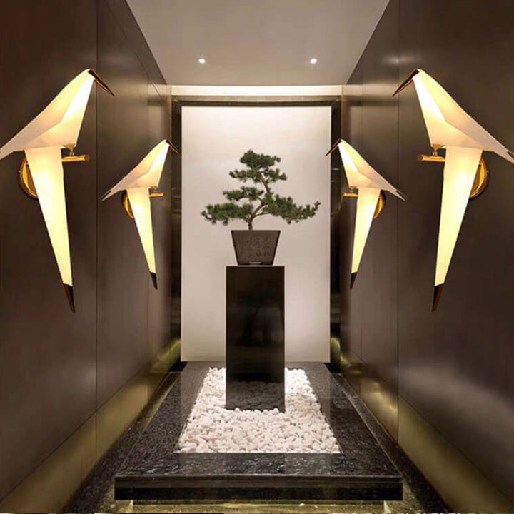 Lampe murale LED Modern Creative Thousand Paper Cranes 