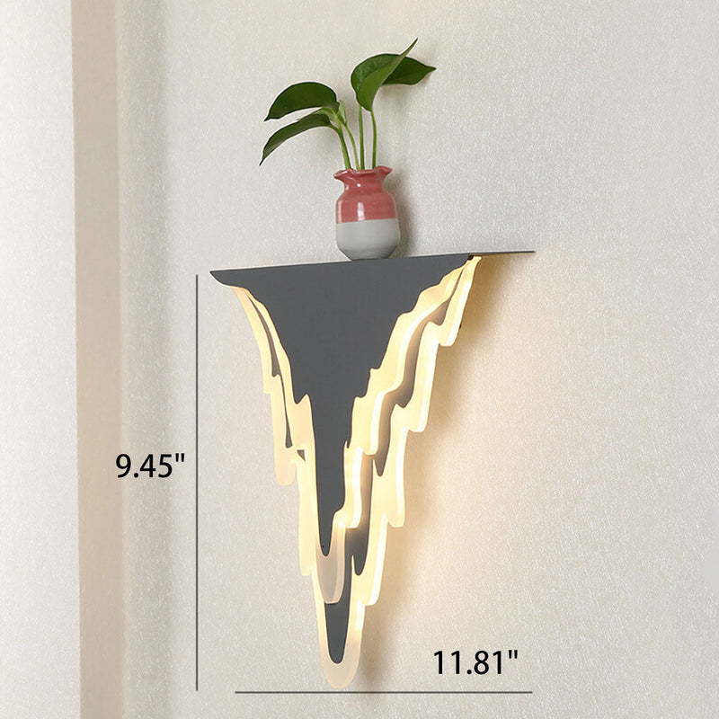 Nordic Iron Art Acrylic Irregular Shape Indoor Wall Sconce Lamp