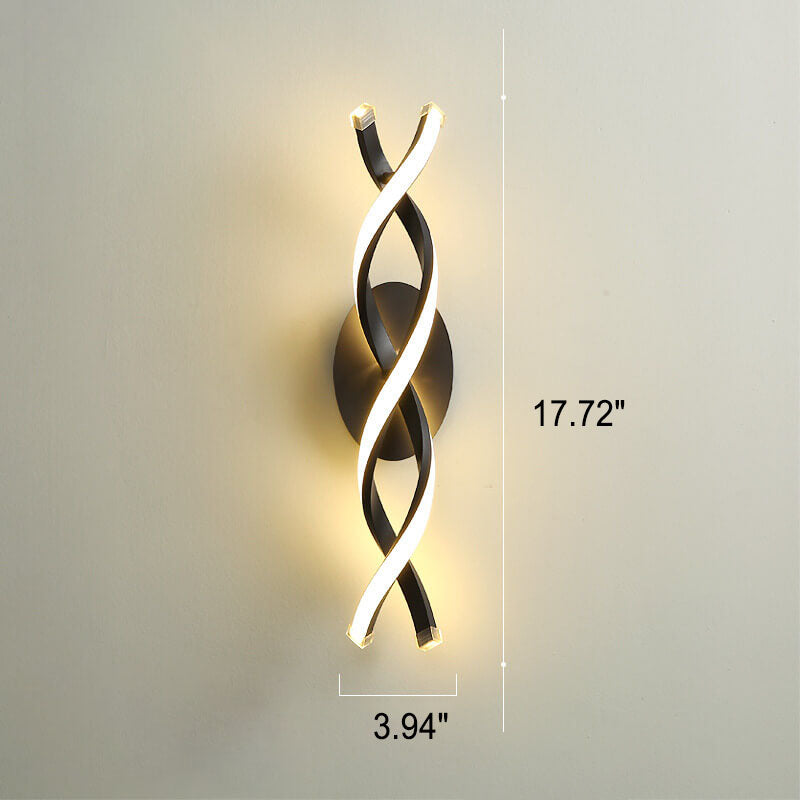 Scandinavian Creative Lines Note LED Wall Sconce Lamp