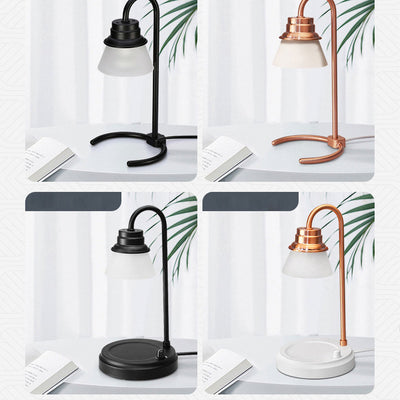 Modern Simple Metal Wood 1-Light Melting Wax Table Lamp