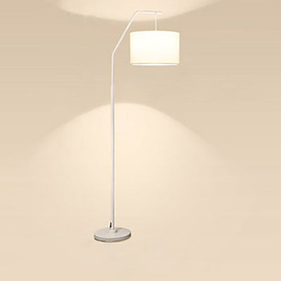 Modern Simplicity Fabric Fishing Rod Shape 1-Light Standing Floor Lamp