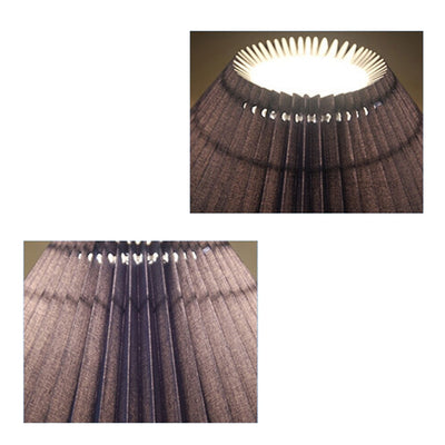 Creative Mediterranean Pleated Lampshade Lighthouse Base 1-Light Table Lamp