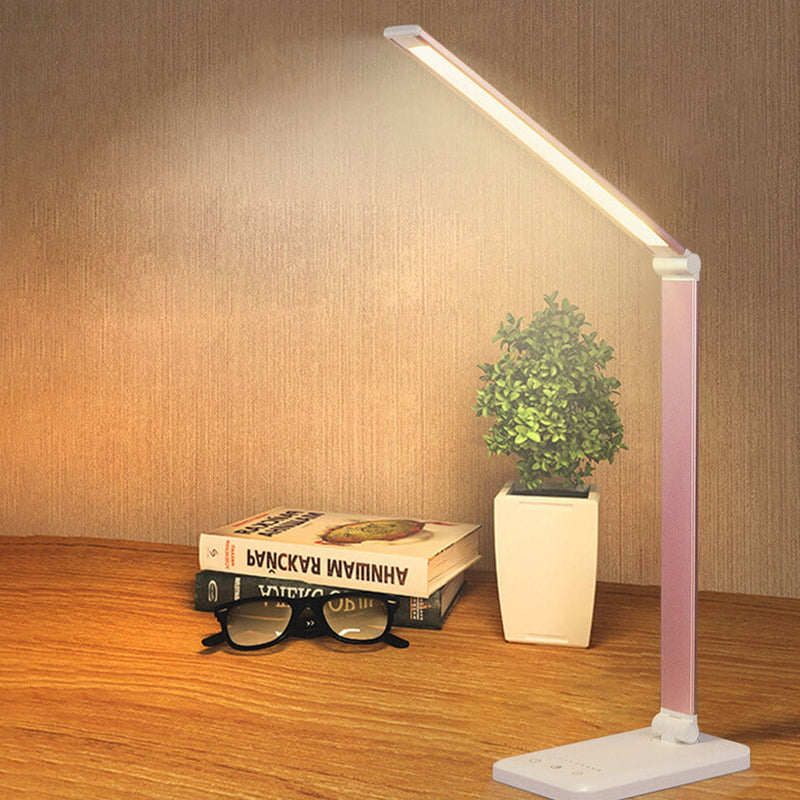 Lampe de bureau LED tactile dimmable créative nordique pliable 