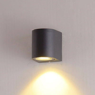 Applique murale LED à Double tête en aluminium, couleur unie, moderne, étanche, pour l'extérieur 