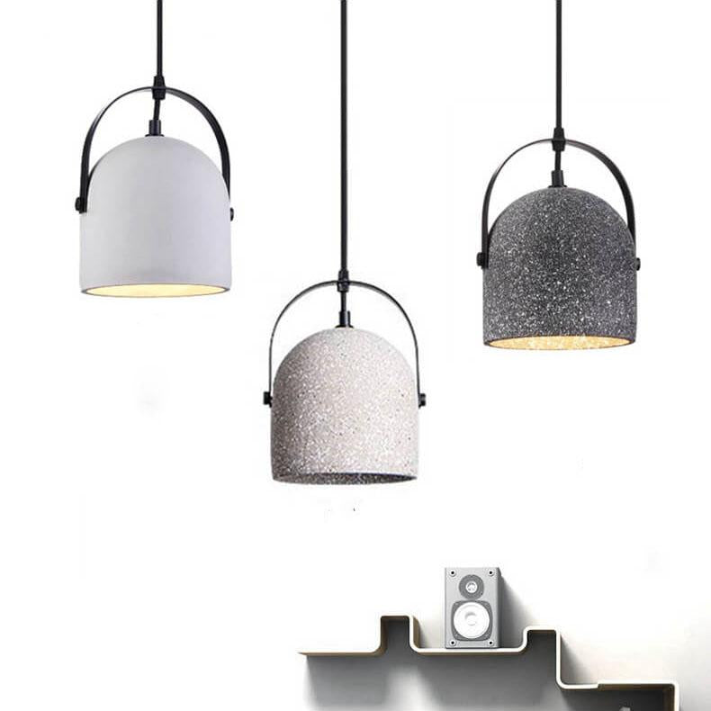 Nordic Creative Cement Cylinder 1-Light Pendelleuchte 