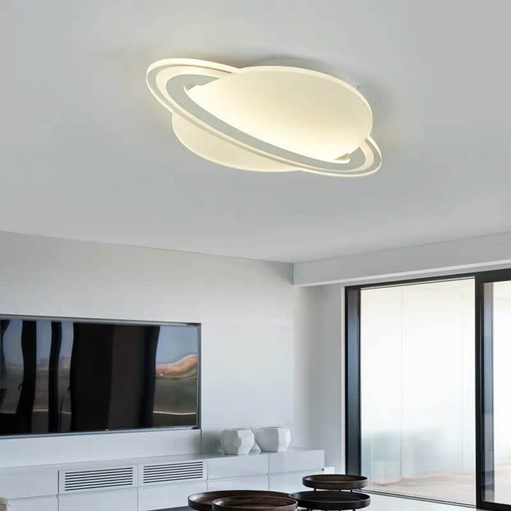 Kreative Acryl-Globus-Planet LED-Deckenleuchte für Aufputz- und Halbeinbau 