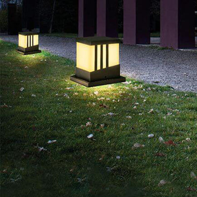 Solar Square Post Cap Light LED Outdoor Waterproof Post Light