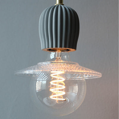 Retro Creative Cement 1-Light Small Pendant Light