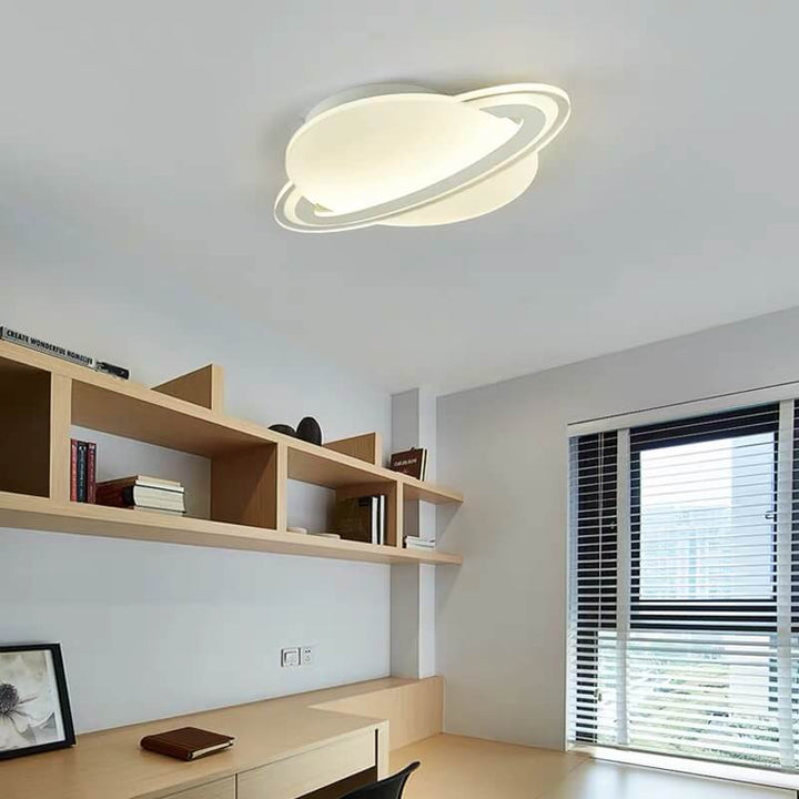 Kreative Acryl-Globus-Planet LED-Deckenleuchte für Aufputz- und Halbeinbau 