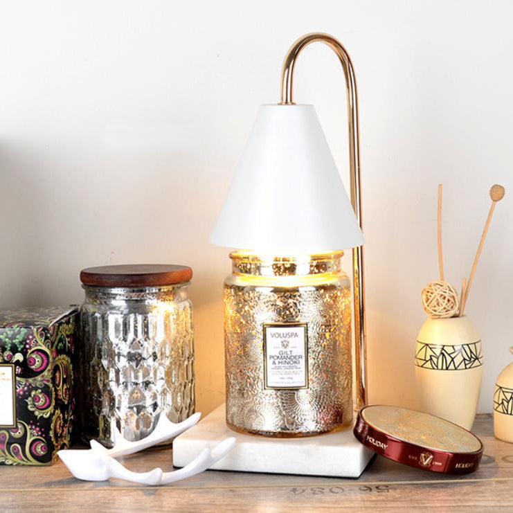 Lampe de Table Moderne Luxe Léger Bois de Chêne Fer Noir Blanc Pur à 1 Lumière avec Cire Fondante en Forme de Bois de Cerf 
