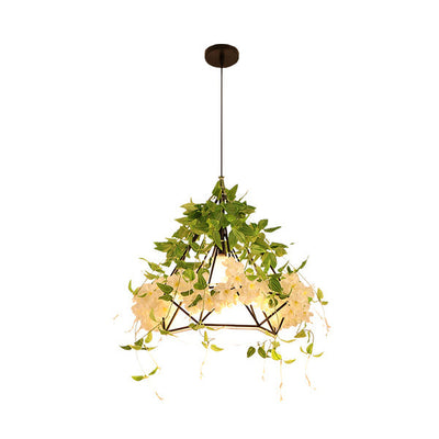 Modern Nordic Creative Simulation Cherry Blossom 1-Light Pendant Light