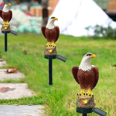 Solar Harz Eagles Outdoor wasserdichte LED Garten dekorative Landschaftsleuchte 