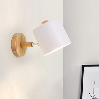 Nordic Macaron Column Shade 1-Light Wall Sconce Lamp