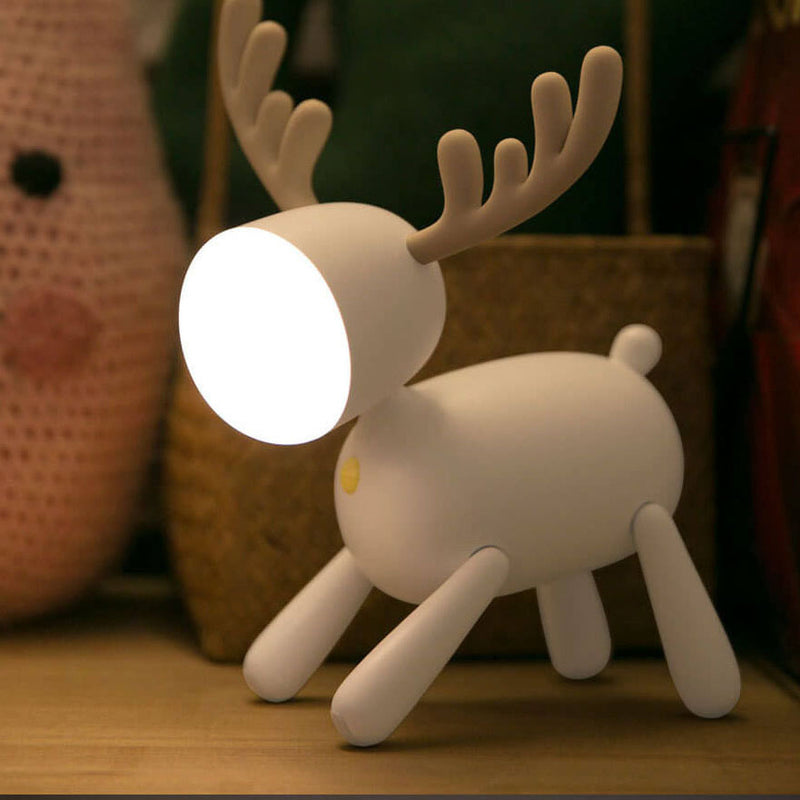 Elk Night Light USB Silicone LED Elk Table Lamp