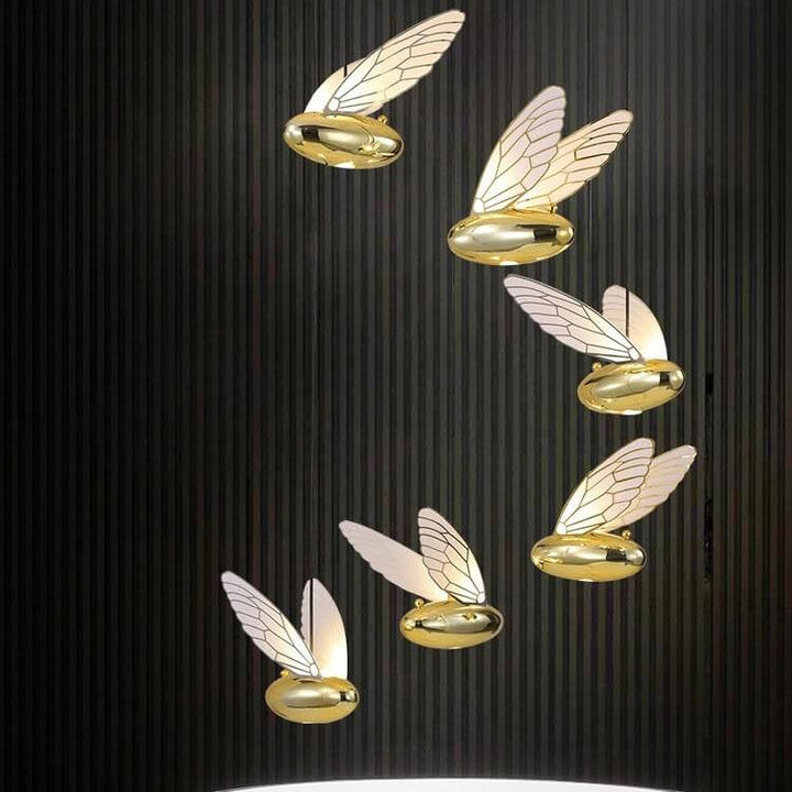 Modern Creative Resin Bee 1-Light LED Pendant Light