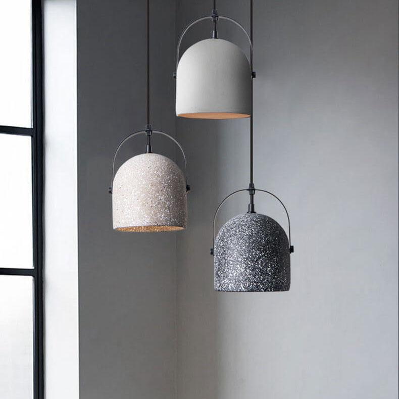 Nordic Creative Cement Cylinder 1-Light Pendant Light