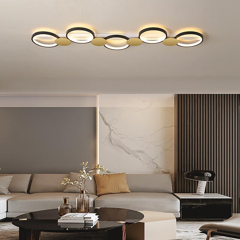 Moderne runde LED 3/4/5 Licht LED Deckenleuchte 