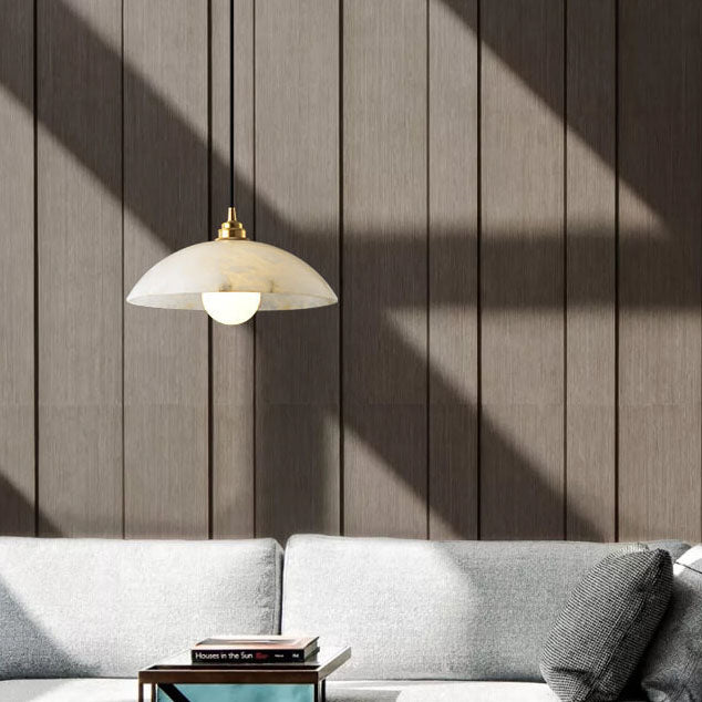 Nordic Spanische Marmor Kuppel 1-Licht Pendelleuchte 