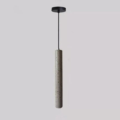 Retro Multicolor Zement Langstreifen LED Pendelleuchte 