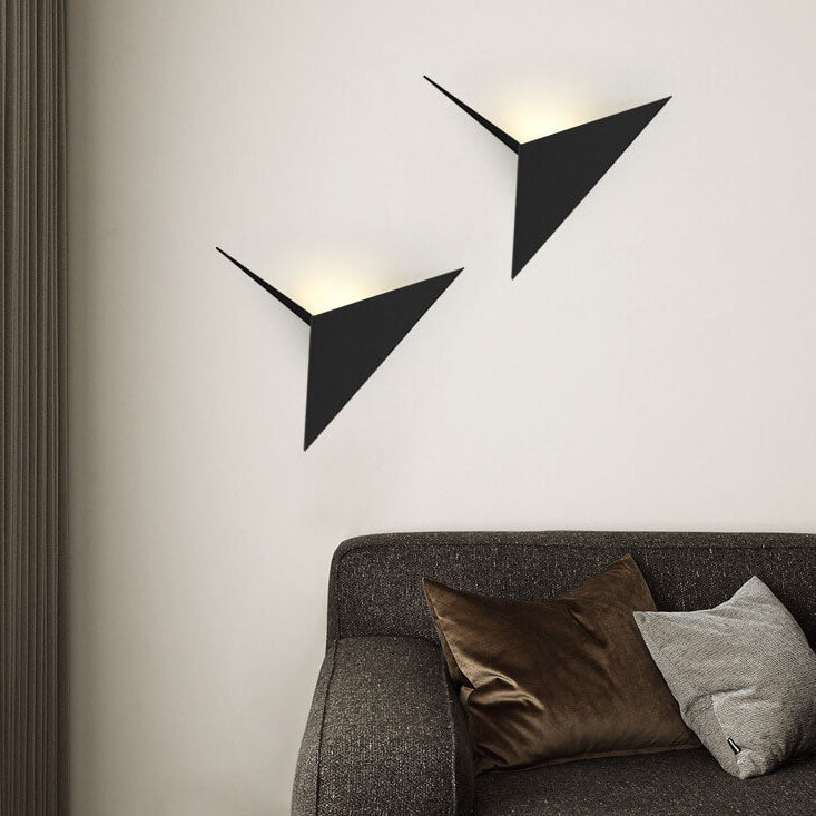 Nordic Minimalist Triangle Iron LED Wall Sconce Lamp
