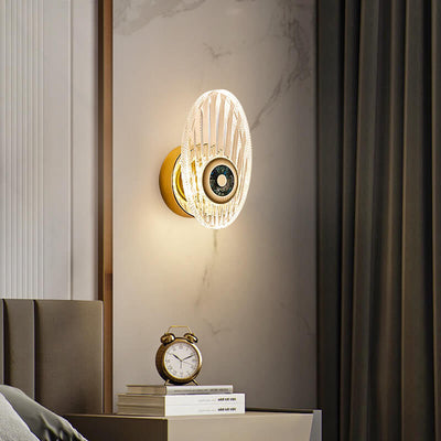 Moderne kreative Shell Peacock LED Wandleuchte Lampe 