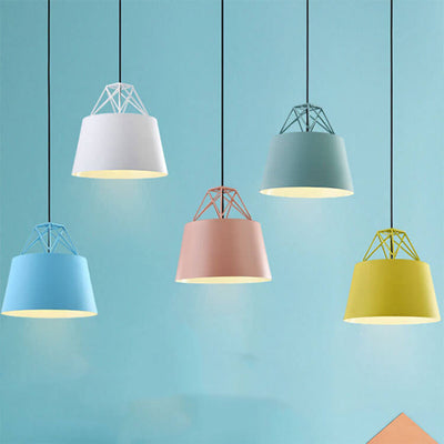 Nordic Macaron Dome 1-Light Pendant Light