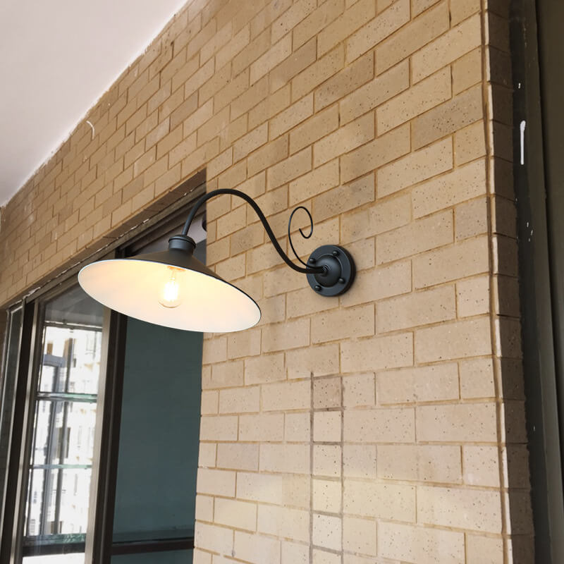 Retro Industrielle Scheune 1-Licht Outdoor Wasserdichte Wandleuchte Lampe 