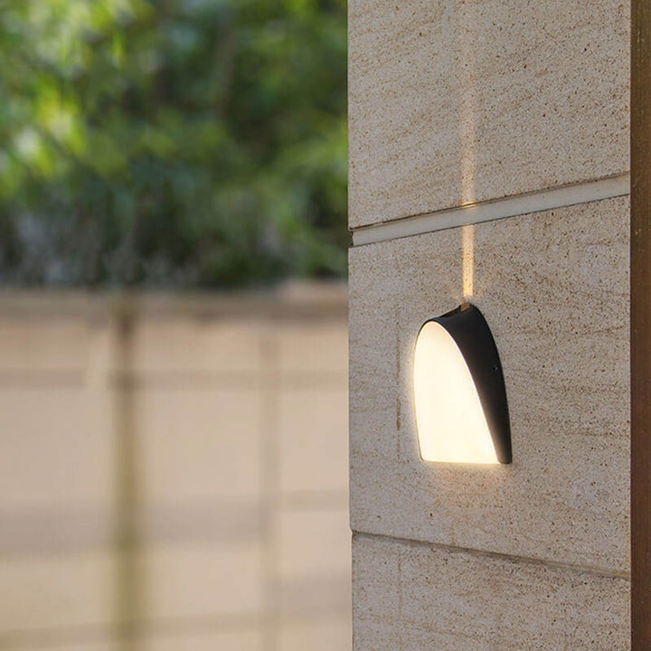 Applique murale LED étanche en triangle simple pour l&