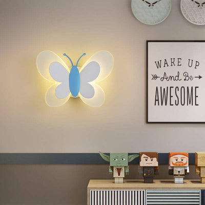 Creative Butterfly Acrylic 1-Light LED Wall Sconce Lamp