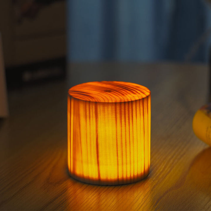Creative Wood LED Touch Night Light Table Lamp