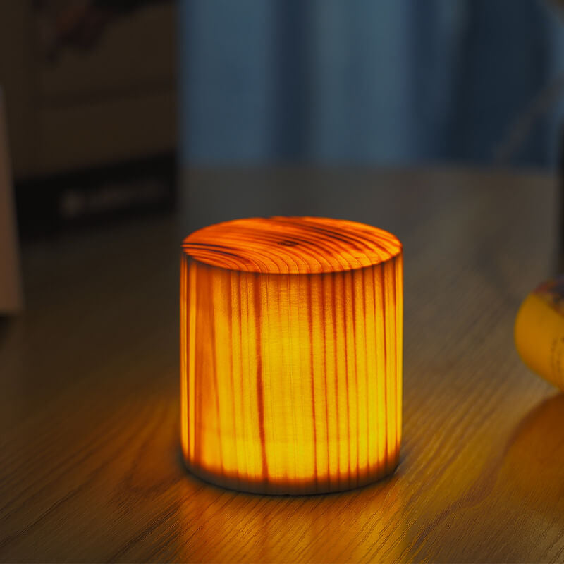 Creative Wood LED Touch Night Light Table Lamp
