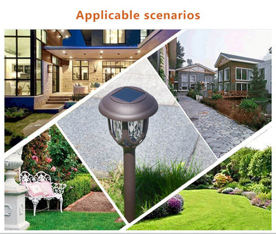 Solar LED Outdoor Patio Lawn Decorative Waterproof Ground Plug Light