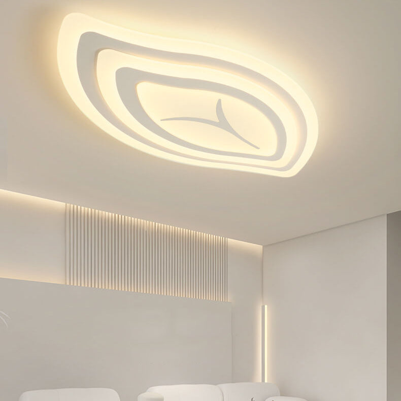 Creative Leaf Acrylic LED Flush Mount Ceiling Light