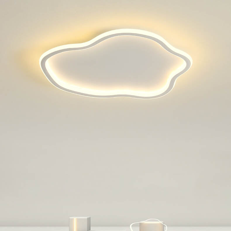 Modern Creative Cloud 1-Light LED Flush Mount Ceiling Light