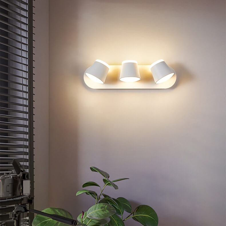 مصباح حائط LED بظل أسطواني دوار نورديك 1/2/3 