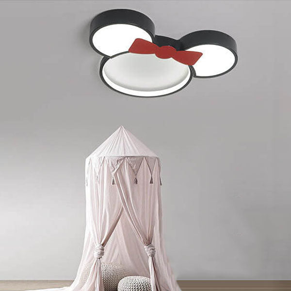 Cartoon Mouse LED Flush Mount Ceiling Light