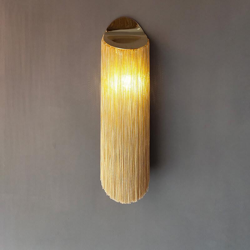 Modern Tassel 1-Light Wall Sconce Lamp