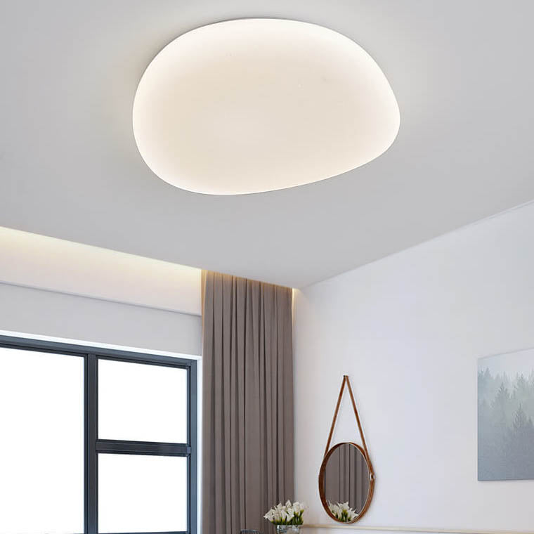 Modern Pebble Stone Star Effect LED Flush Mount Ceiling Light