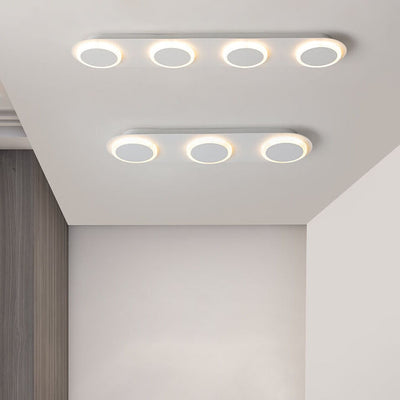 Minimalist Long Bar 3/4/5 Light  LED Flush Mount Ceiling Light