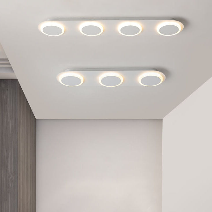 Minimalist Long Bar 3/4/5 Light  LED Flush Mount Ceiling Light