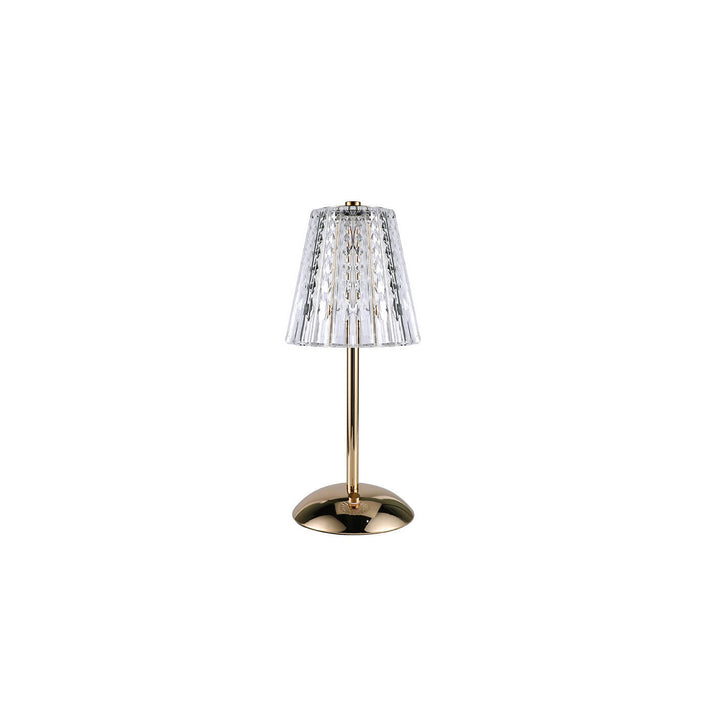 Nordic Light Luxury Aluminum Alloy USB Charging LED Night Light Table Lamp