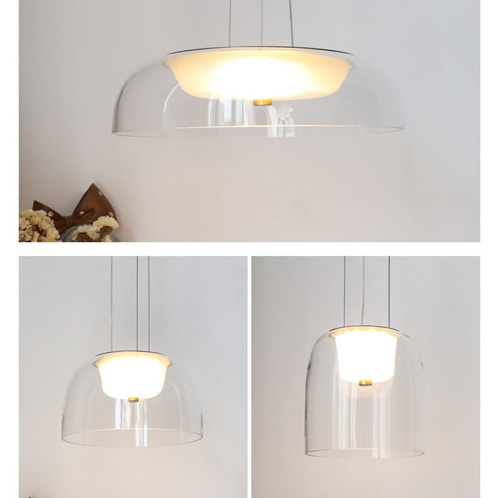 Lampe LED suspendue en verre créative de luxe, Style moderne et nordique 