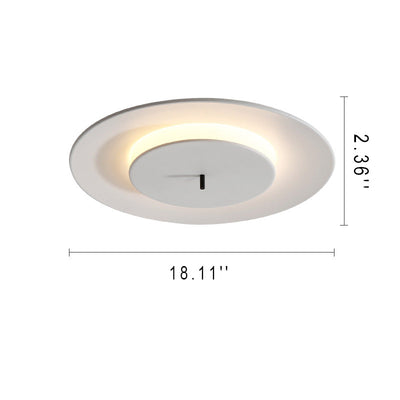 Nordic Round UFO Shape LED Flush Mount Ceiling Light