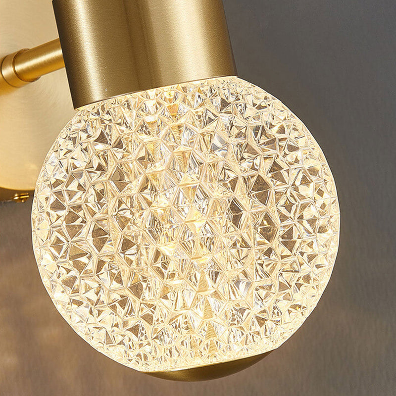 Nordic Luxury Antler Bubble Crystal LED Wall Sconce Lamp