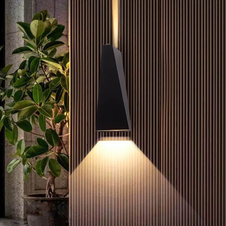 Applique Murale à 2 Lumières LED Trapezoïdale Simple Moderne 