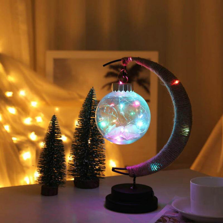 Wunschball Mond LED Nachtlicht Dekoration Tischlampe 