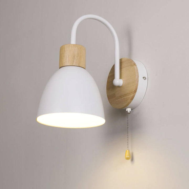 Lampe murale à interrupteur à glissière 1 lumière Nordic Macaron 