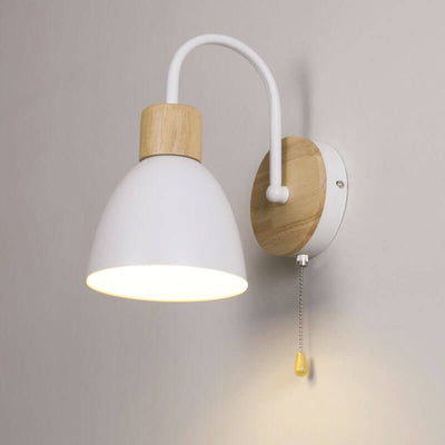 Nordic Macaron 1-Light Zipper Switch Wall Light