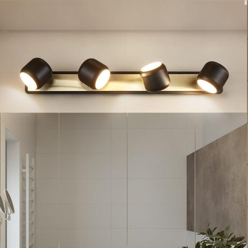 Modern Cylinder Shade LED Mirror Front Light Wall Sconce Lamp